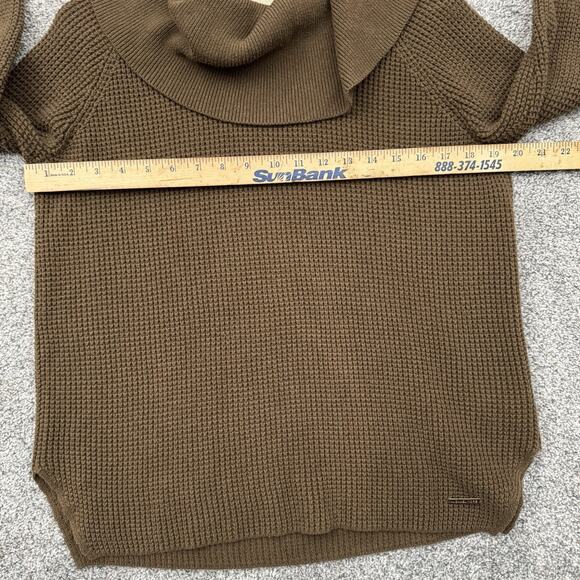 Michael Kors Sweater Womens Medium Cowl Neck Layering Slouchy Minimalist Grandpa - Picture 4 of 8